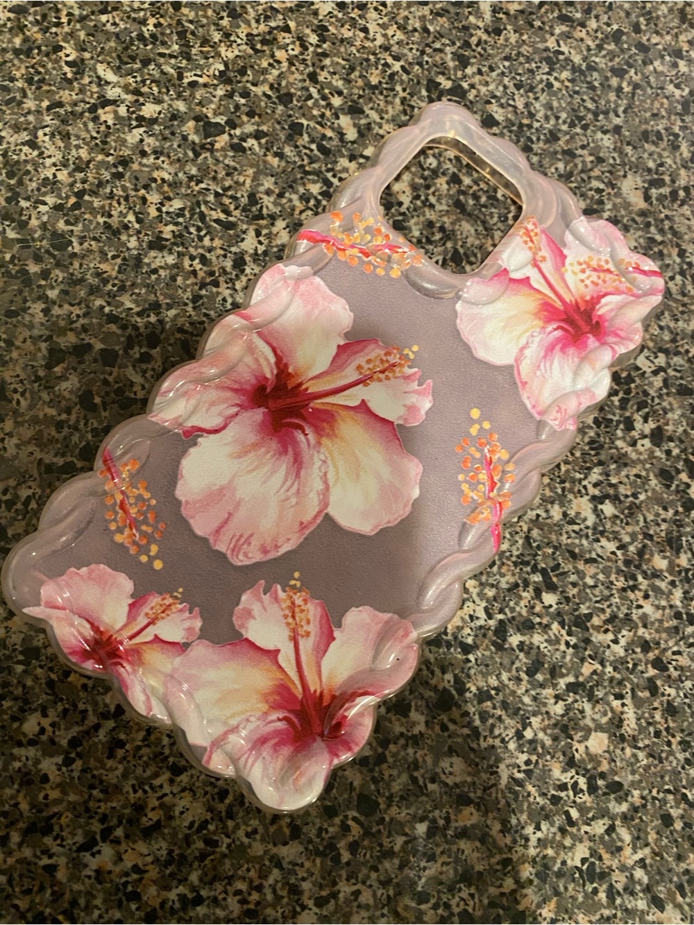 Kids Pink Floral One-Piece Cover - Pink Hibiscus Design